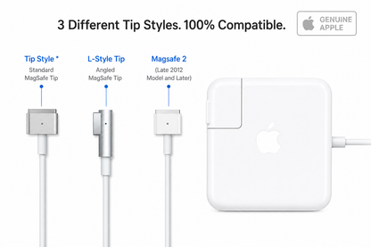 85w Genuine Apple MacBook MagSafe AC Power Adapter