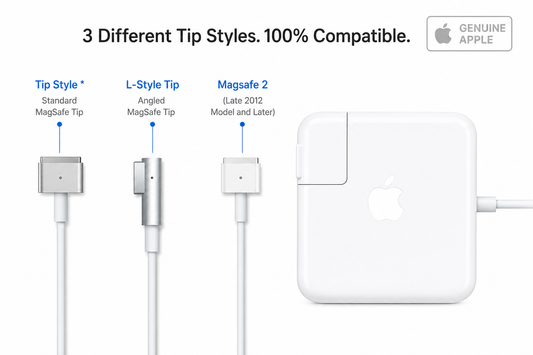 45W, 60W, 85W Genuine Apple MacBook Air AC Power Adapter