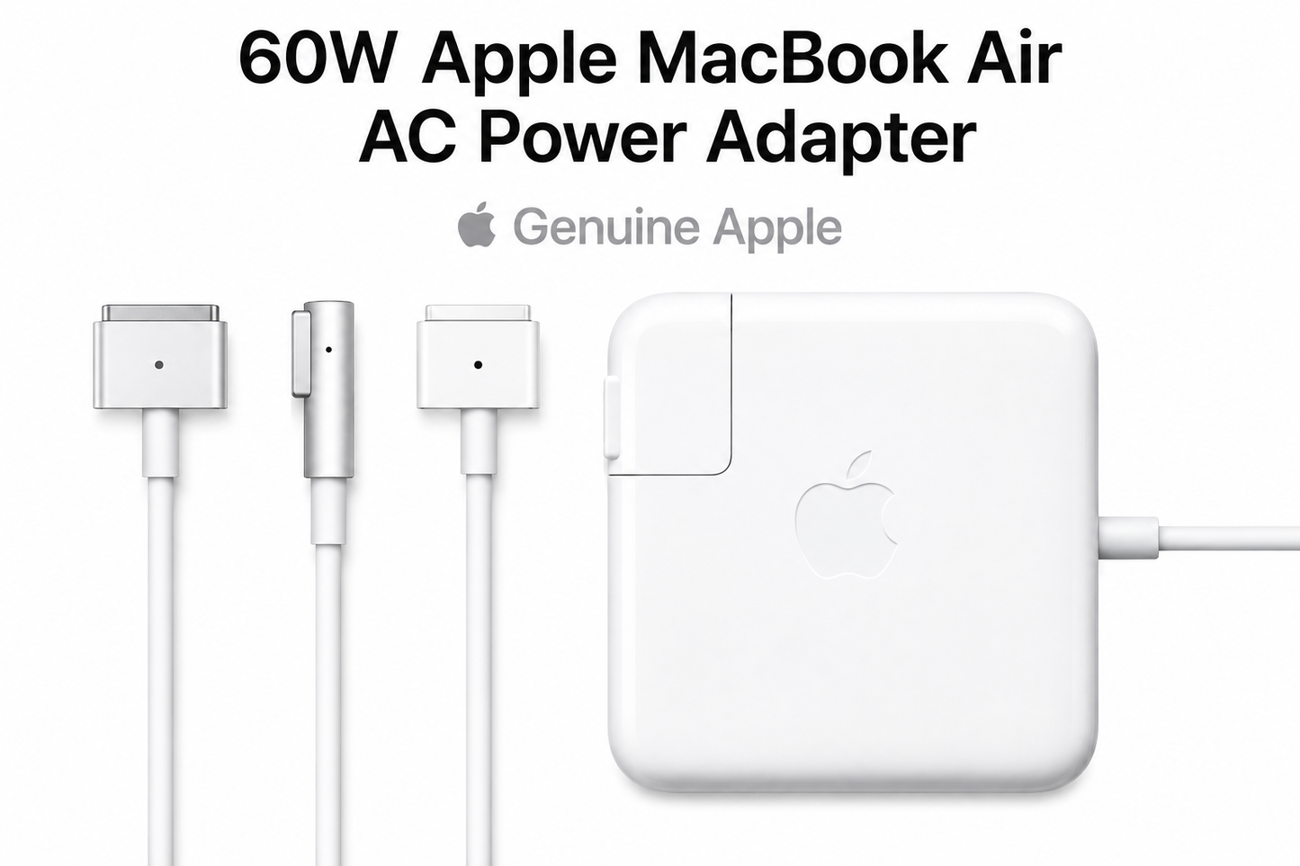 60w Genuine Apple MacBook MagSafe AC Power Adapter