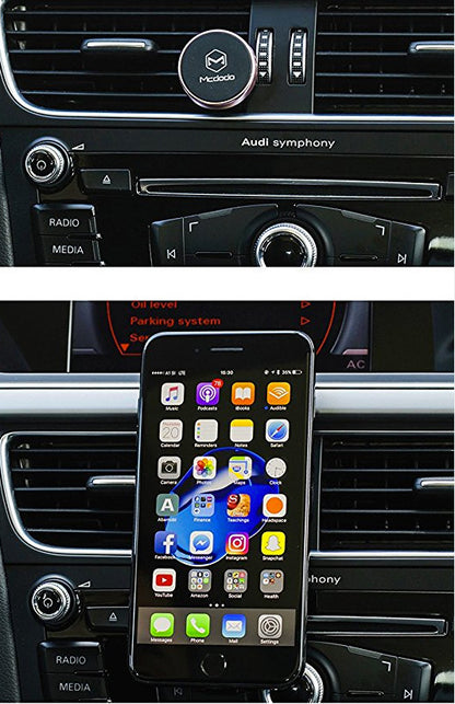 McDODO Magnetic Phone Car Mount for Smartphones and Mini Tablets